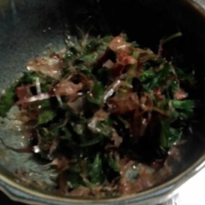夕方、後一品にと畑から小松菜を採ってきて手軽に調理できヘルシーな副采はくせも無く美味しくてありがたいですね＾＾ｖ。